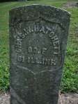 Chas. W. Hatchett Civil War Veteran Co F 61 Illinois INF August 13, 1837- February 26, 1910