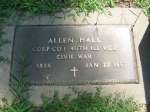 Picture 2 of 2 Allen Hall Civil War Veteran Co F 40 REB Illinois VOL Died January 22, 1892